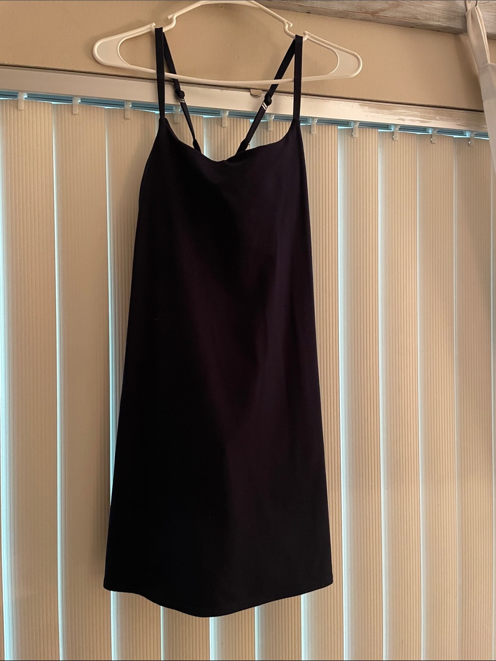 Danskin Black Midi Slip Dress